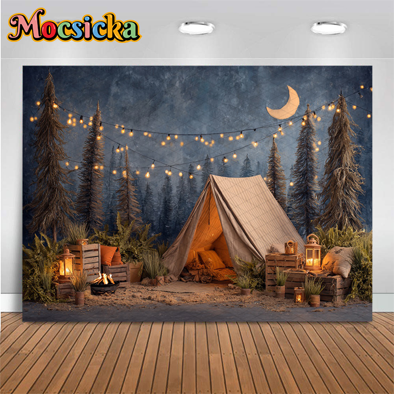 Mocsicka Night Camping Photogr - огляд і ціна Outdoor Adventure Background