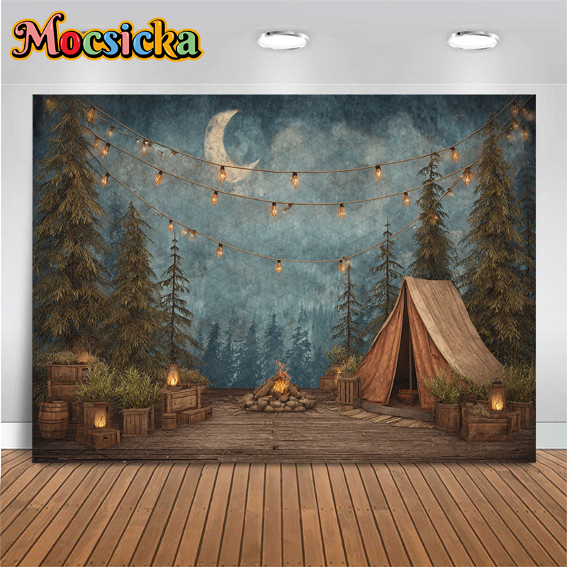 Mocsicka Night Camping Photogr - огляд і ціна Outdoor Adventure Background