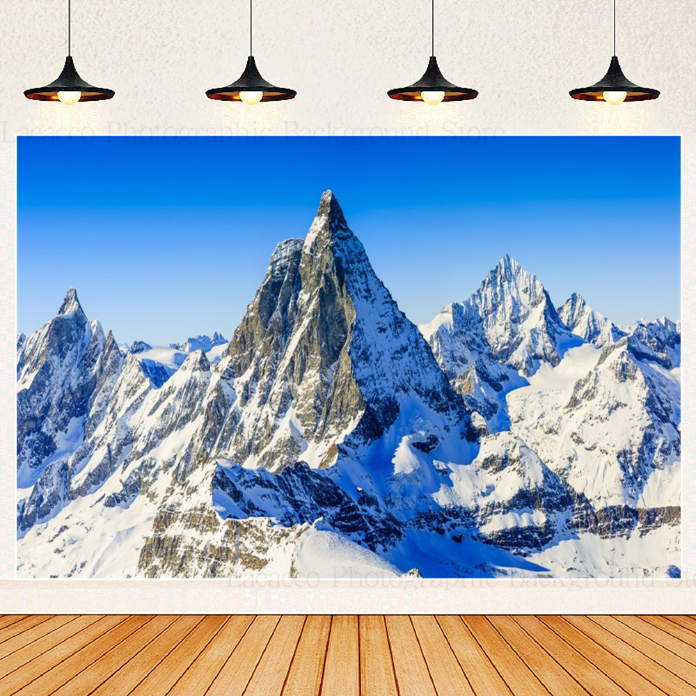 Snow Mountain Adventure Backdr - огляд і ціна Outdoor Adventure Background