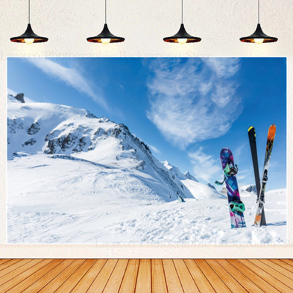 Snow Mountain Adventure Backdr - огляд і ціна Outdoor Adventure Background