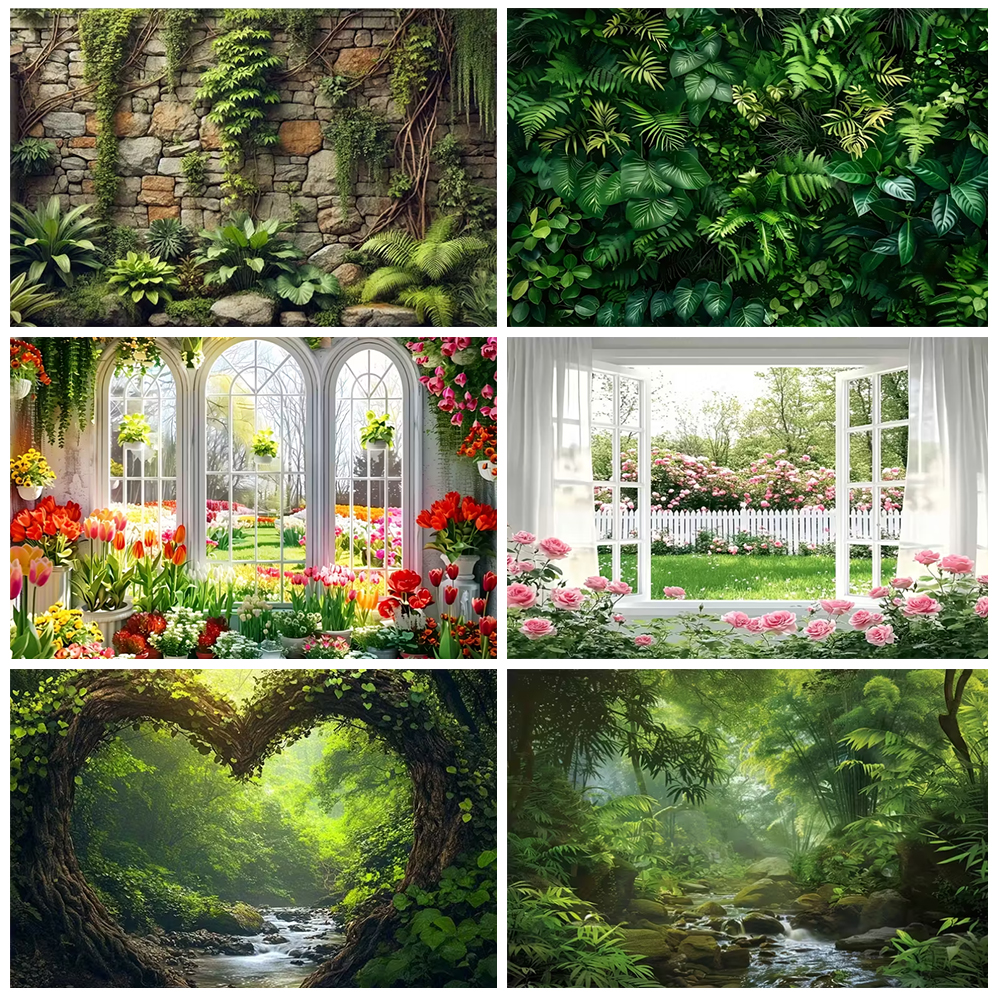 Lvy And Stone Wall Green Birth - огляд і ціна Outdoor Adventure Background