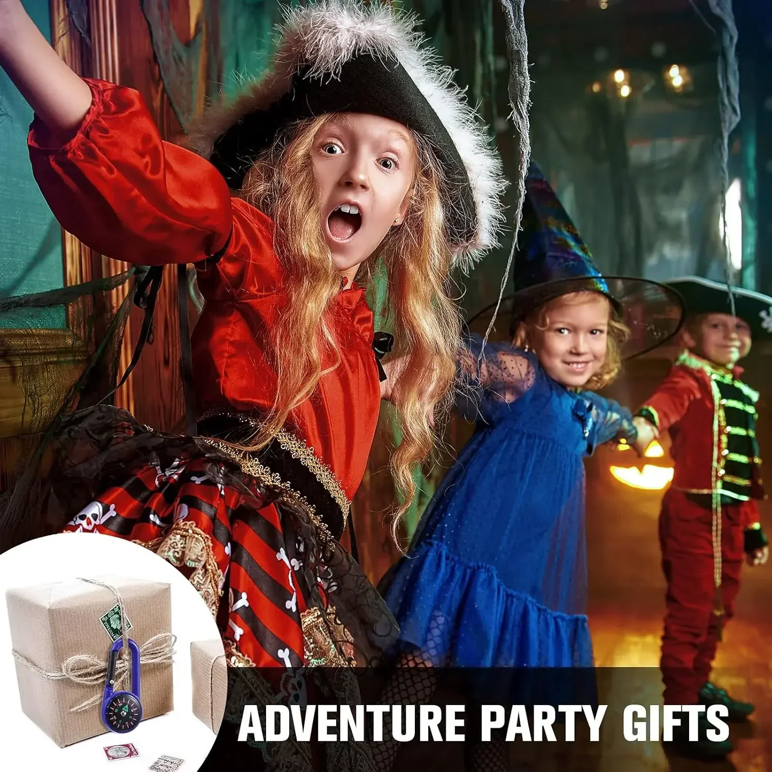 32 Pcs Compass Keychain Set fo - огляд і ціна Outdoor Adventure Kids Party