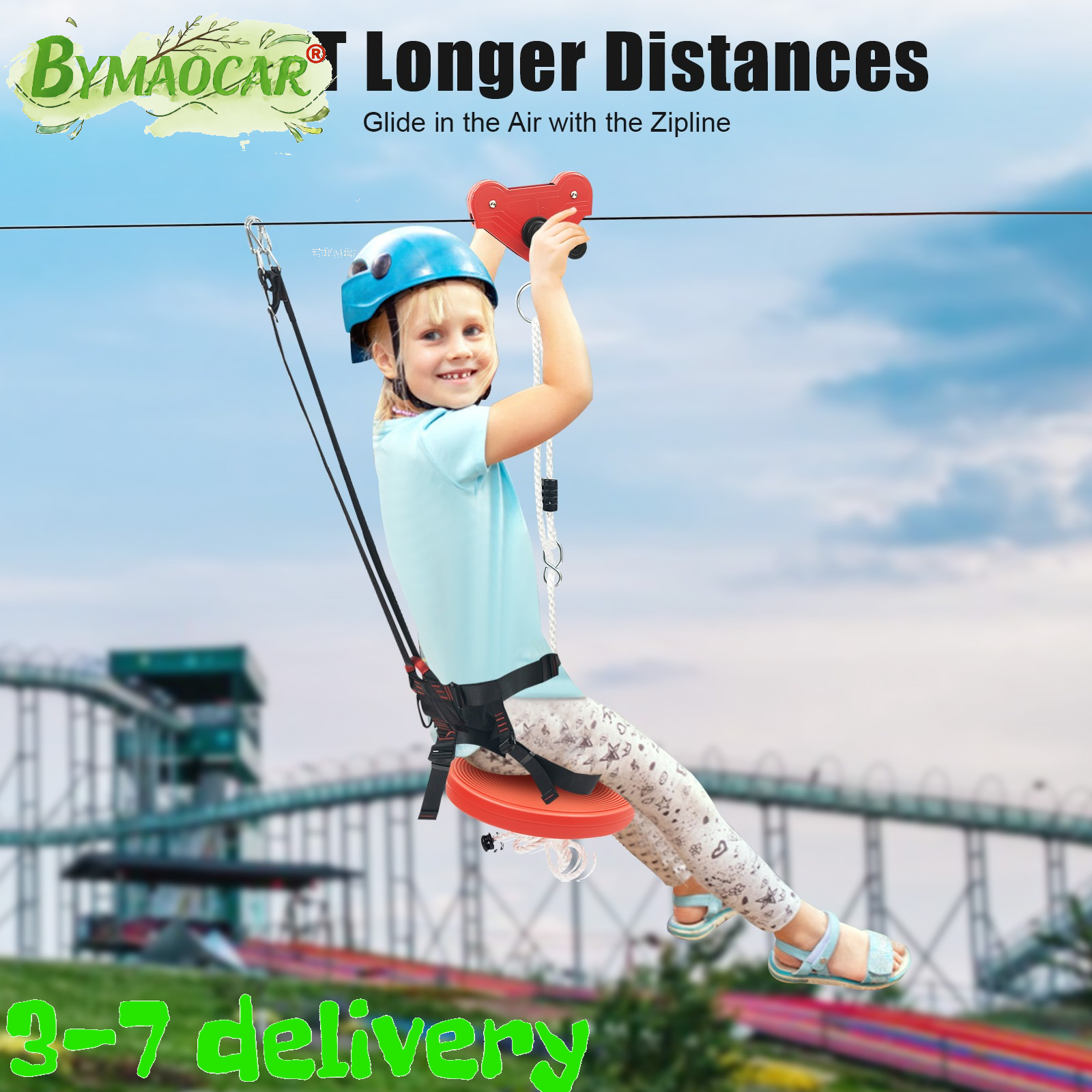 Zipline Kit, Outdoor Play, Bac - огляд і ціна Outdoor Adventure Ziplines & Waterfall