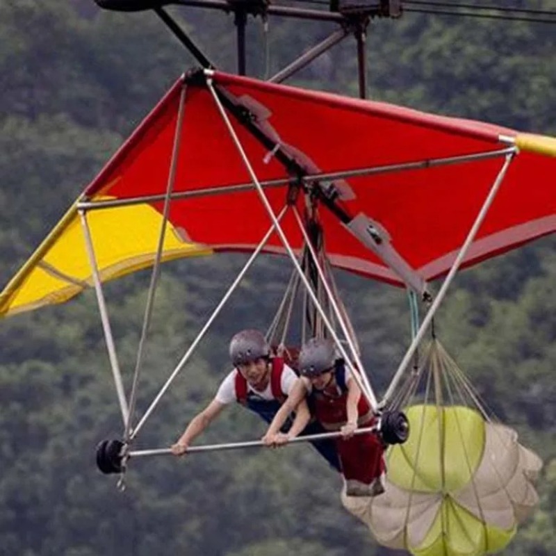 Outdoor Gliding Zipline Swingi - огляд і ціна Outdoor Adventure Ziplines & Waterfall