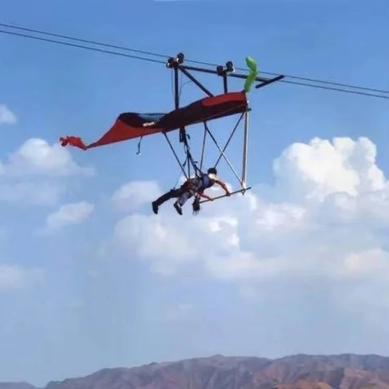 Outdoor Gliding Zipline Swingi - огляд і ціна Outdoor Adventure Ziplines & Waterfall