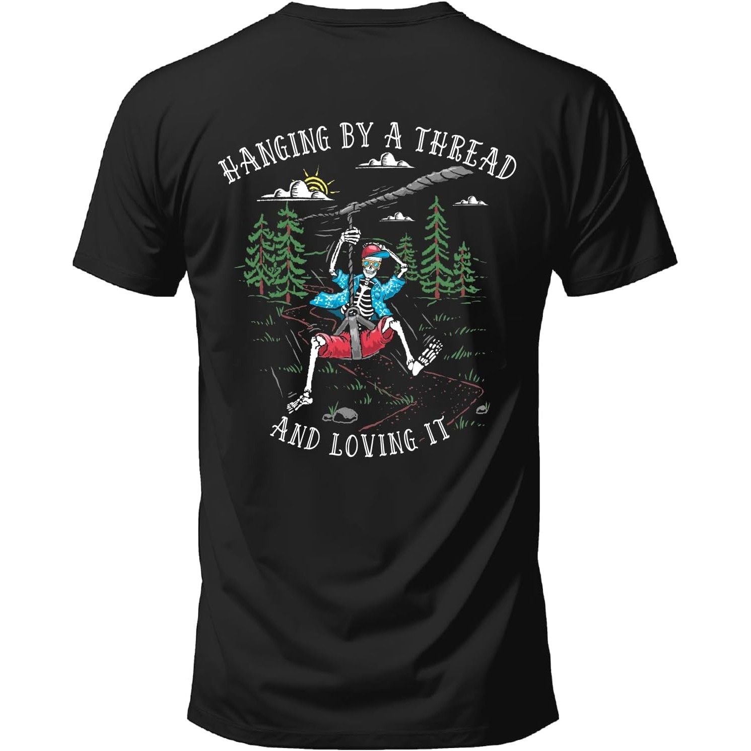 Hanging By A Thread Skeleton Z - огляд і ціна Outdoor Adventure Ziplines & Waterfall