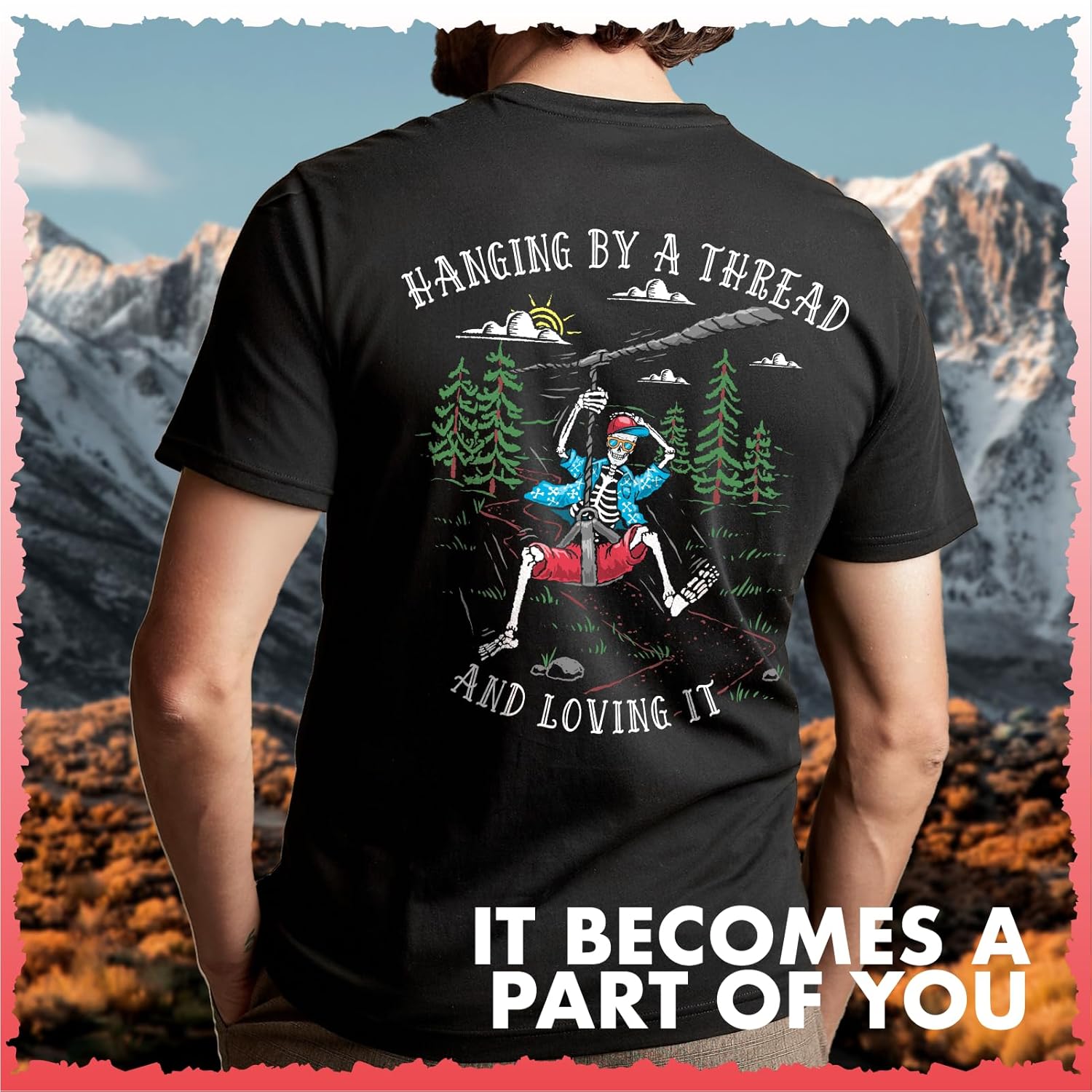 Hanging By A Thread Skeleton Z - огляд і ціна Outdoor Adventure Ziplines & Waterfall