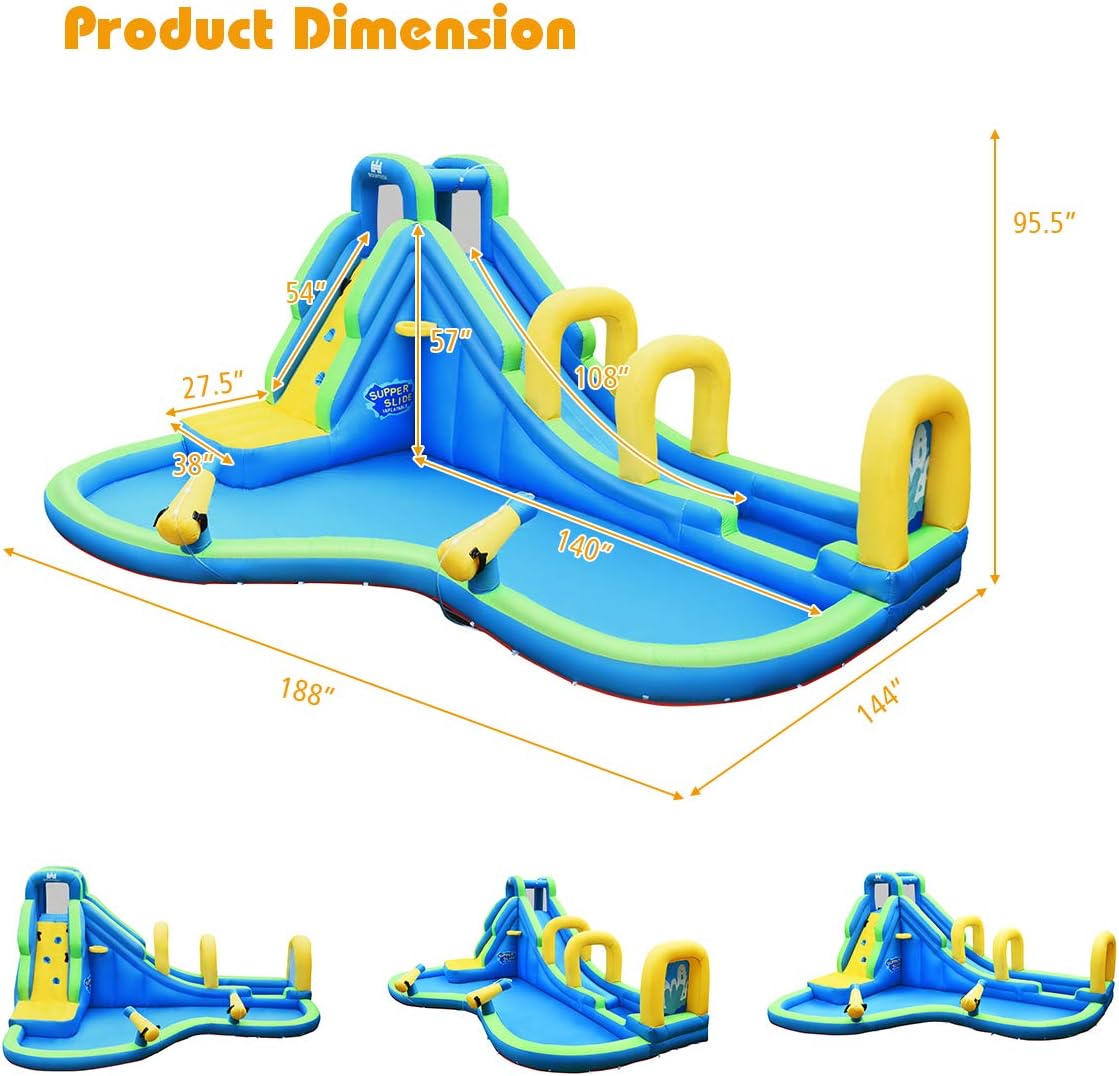 Inflatable Water Slide, Advent - огляд і ціна Outdoor Adventure Kids Party