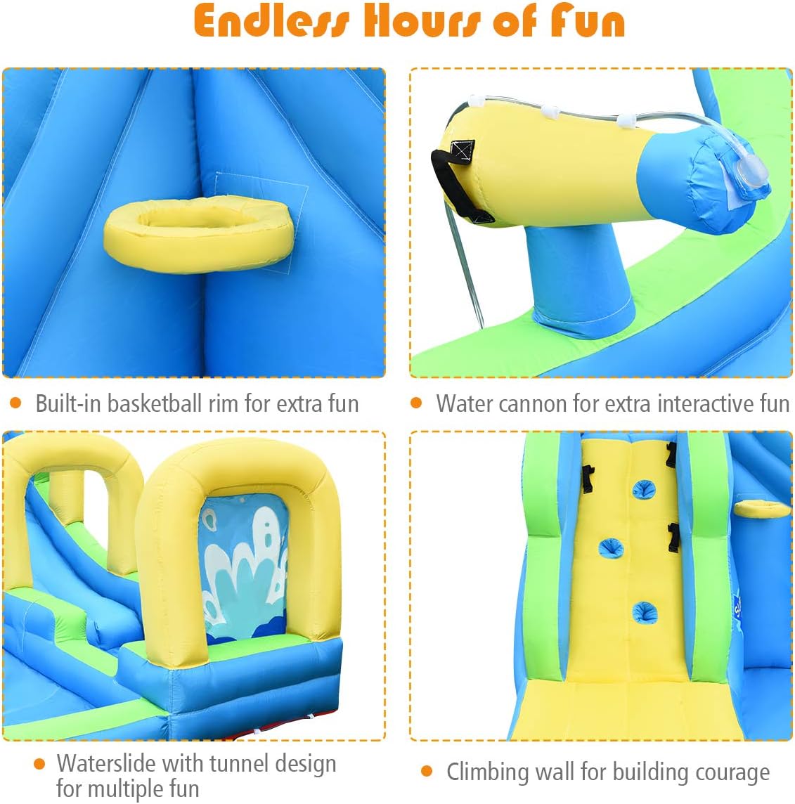 Inflatable Water Slide, Advent - огляд і ціна Outdoor Adventure Kids Party