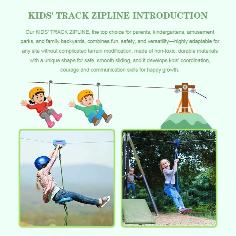 Zipline Game Set Outdoor zipli - огляд і ціна Outdoor Adventure Ziplines & Waterfall