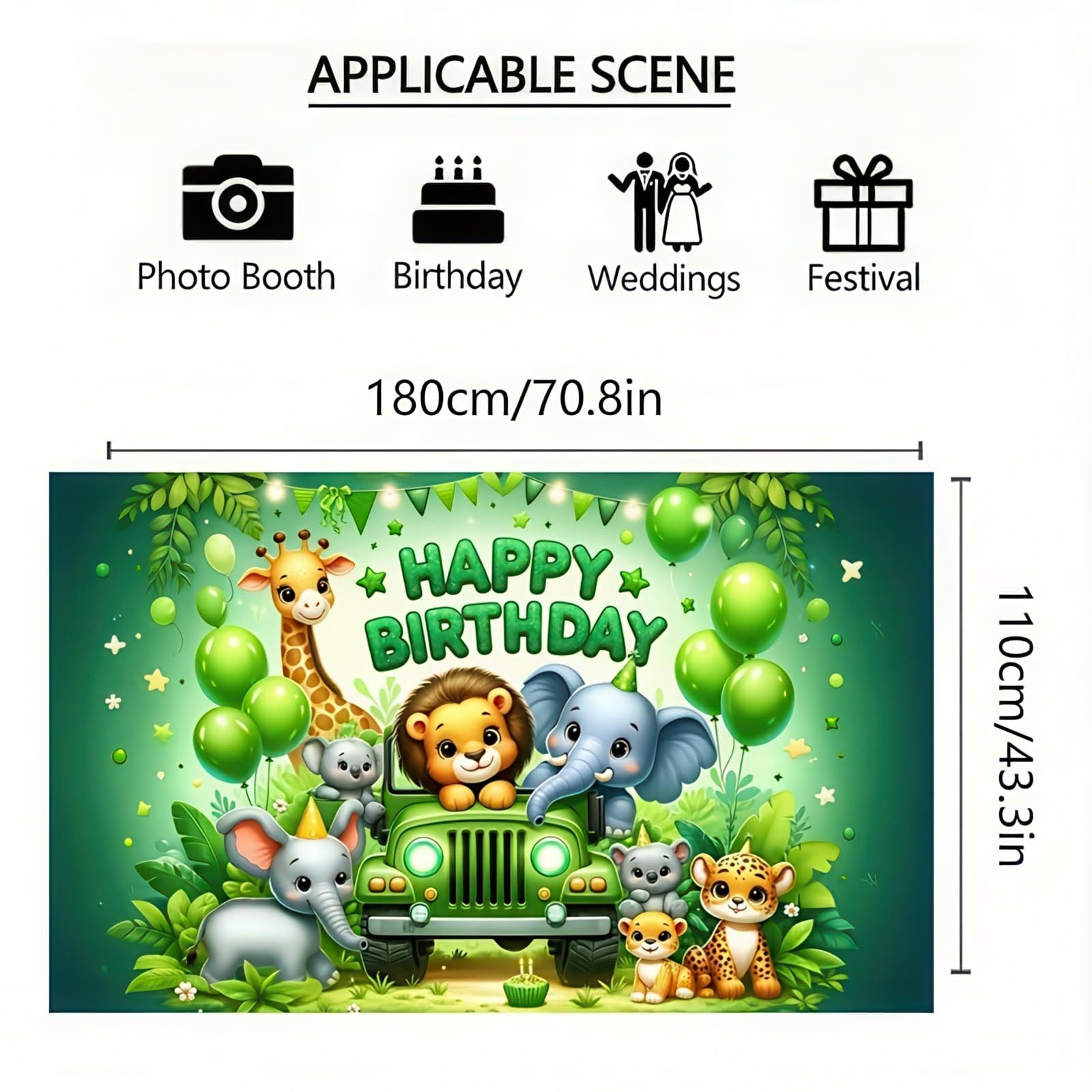 Jungle Adventure Birthday Part - огляд і ціна Outdoor Adventure Background